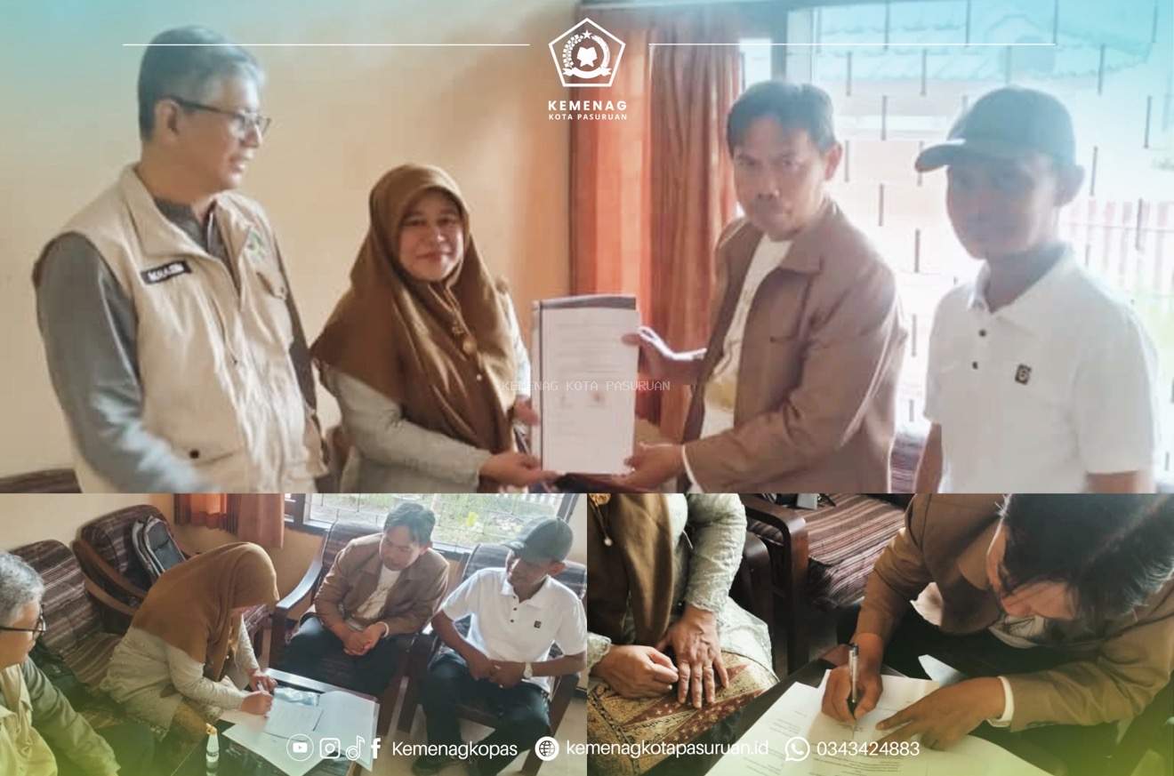 KUA Panggungrejo & SMPN 2 Pasuruan Perkuat Sinergi Lewat PKS Kepenyuluhan