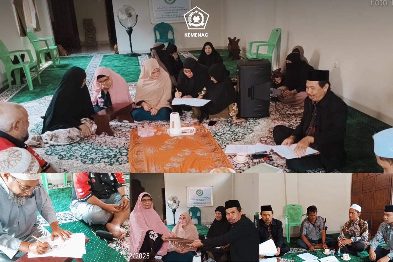Perkuat Legalitas Aset Umat, KUA Panggungrejo Fasilitasi Ikrar Wakaf Yayasan Sunnah Muslimah Al Hikmah di Kebonsari