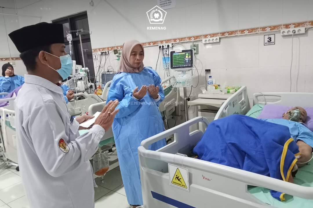 Penyuluh Agama Islam Kemenag Kota Pasuruan Berikan Bimbingan Rohani dan Doa Bagi Pasien RSUD dr. R. Soedarsono