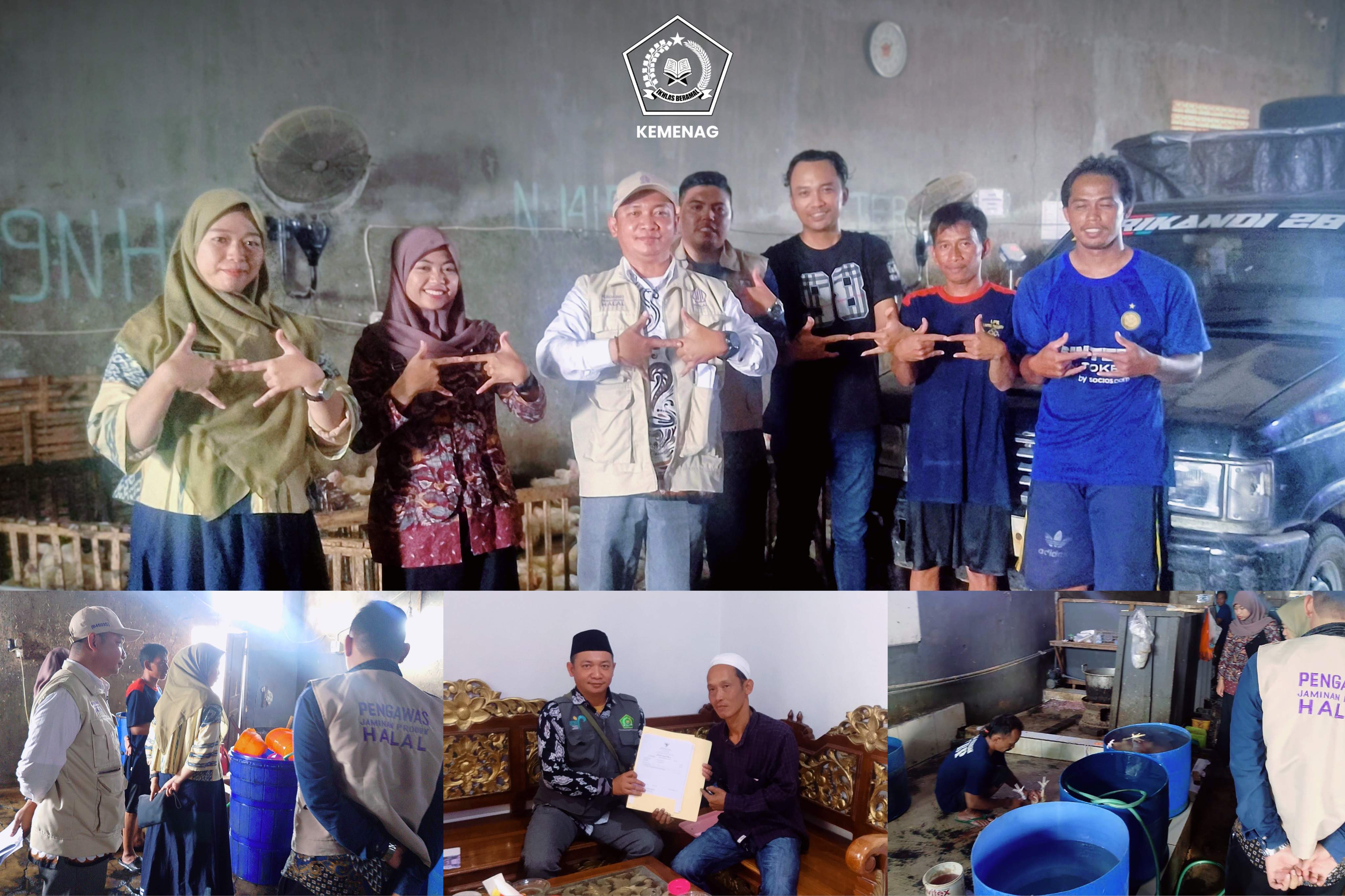 Pastikan Halal dan Higienis, Tim Pengawas JPH Pasuruan Raya Turun Langsung ke RPU KIOS AYAMKU Tambaan