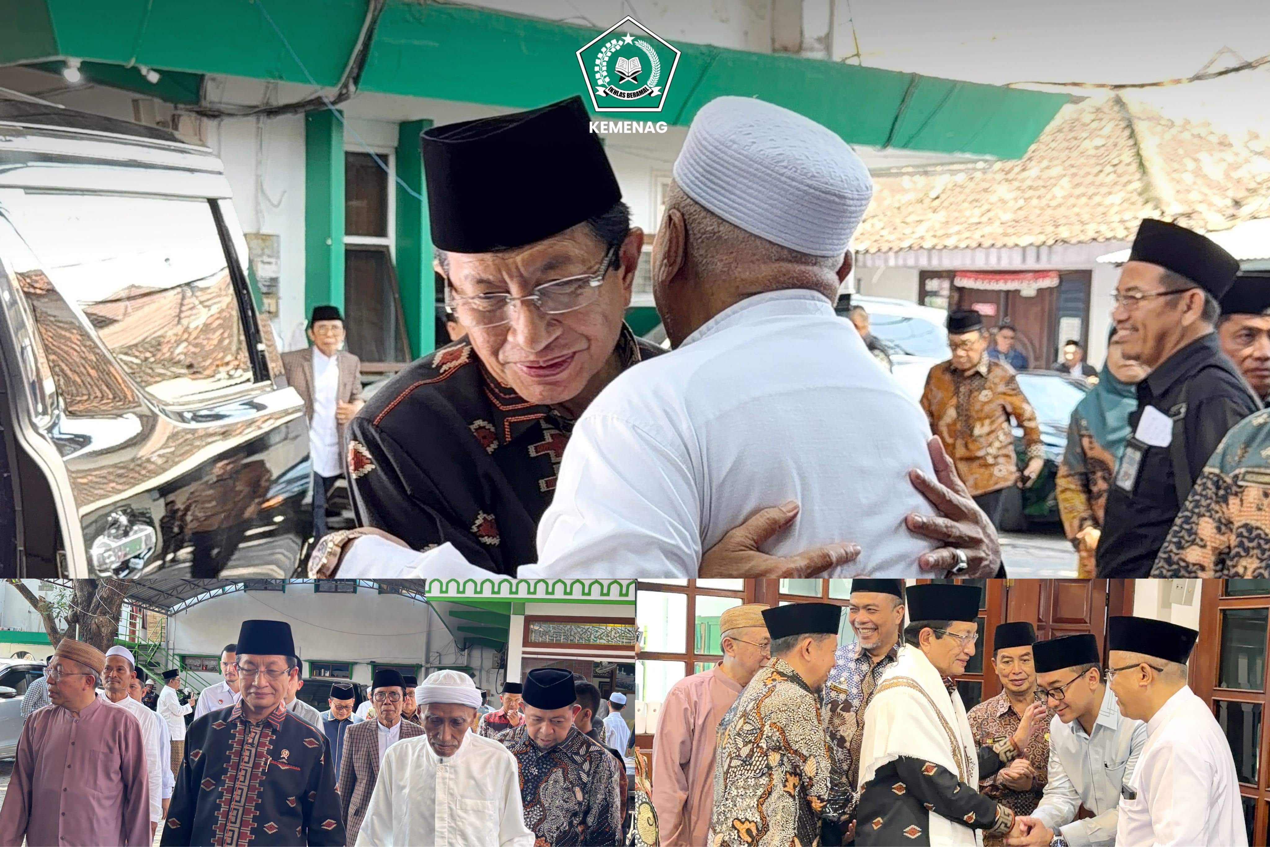 Menag Nasaruddin Umar Kunjungi Ponpes Tertua di Kota Pasuruan, Pererat Silaturahmi di Bulan Ramadan